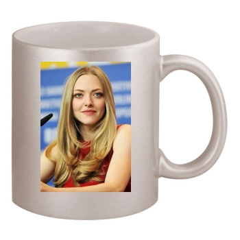 Amanda Seyfried 11oz Metallic Silver Mug