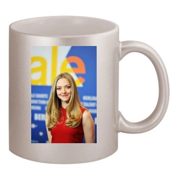 Amanda Seyfried 11oz Metallic Silver Mug