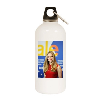 Amanda Seyfried White Water Bottle With Carabiner