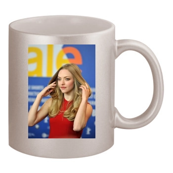 Amanda Seyfried 11oz Metallic Silver Mug