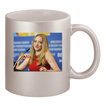 Amanda Seyfried 11oz Metallic Silver Mug