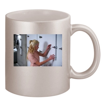 Amber Heard 11oz Metallic Silver Mug