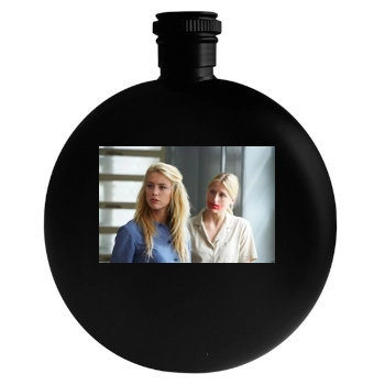 Amber Heard Round Flask