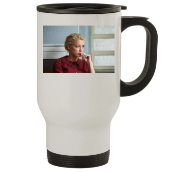 Amber Heard Stainless Steel Travel Mug