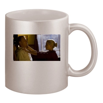 Amber Heard 11oz Metallic Silver Mug