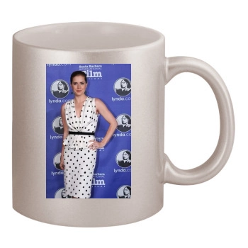 Amy Adams 11oz Metallic Silver Mug