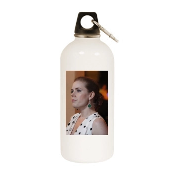 Amy Adams White Water Bottle With Carabiner