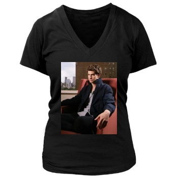 Andrew Garfield Women's Deep V-Neck TShirt