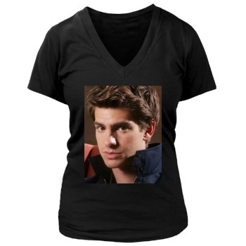 Andrew Garfield Women's Deep V-Neck TShirt