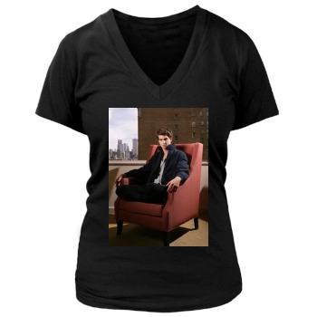 Andrew Garfield Women's Deep V-Neck TShirt