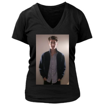 Andrew Garfield Women's Deep V-Neck TShirt