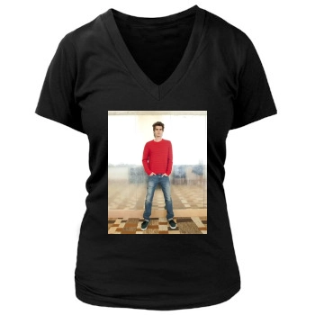 Andrew Garfield Women's Deep V-Neck TShirt