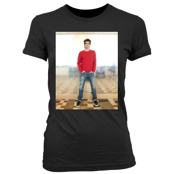 Andrew Garfield Women's Junior Cut Crewneck T-Shirt