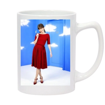 Anna Friel 14oz White Statesman Mug