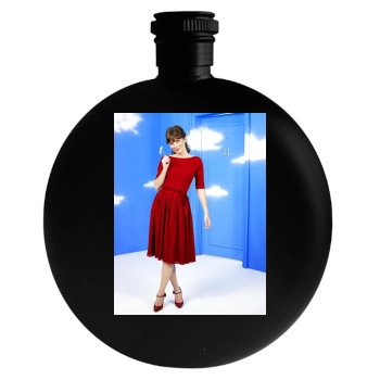 Anna Friel Round Flask