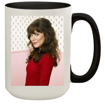 Anna Friel 15oz Colored Inner & Handle Mug