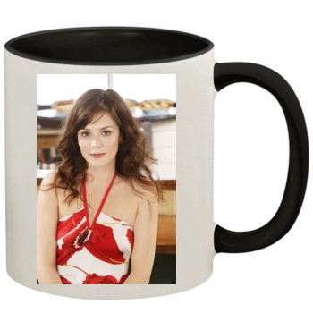 Anna Friel 11oz Colored Inner & Handle Mug