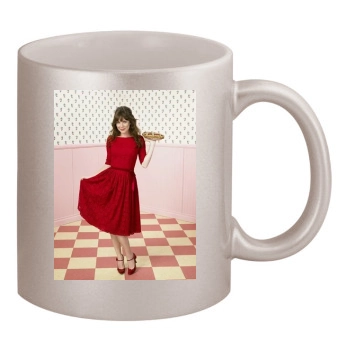 Anna Friel 11oz Metallic Silver Mug