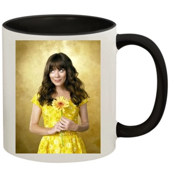 Anna Friel 11oz Colored Inner & Handle Mug