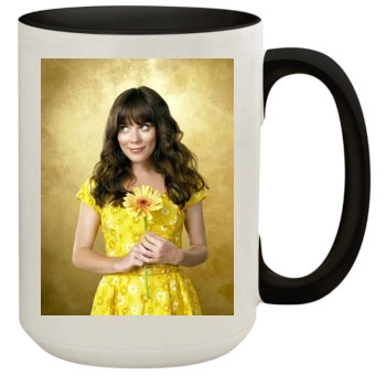 Anna Friel 15oz Colored Inner & Handle Mug