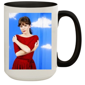 Anna Friel 15oz Colored Inner & Handle Mug