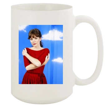 Anna Friel 15oz White Mug