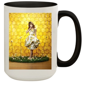 Anna Friel 15oz Colored Inner & Handle Mug