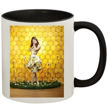 Anna Friel 11oz Colored Inner & Handle Mug