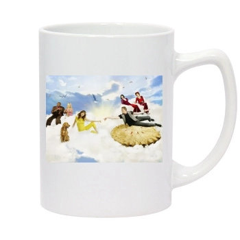 Anna Friel 14oz White Statesman Mug