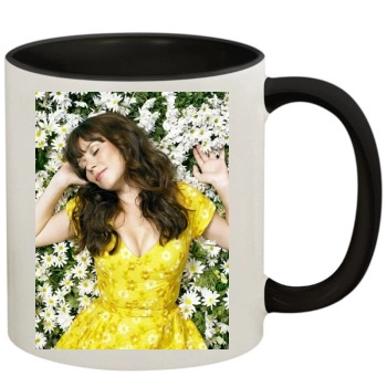 Anna Friel 11oz Colored Inner & Handle Mug