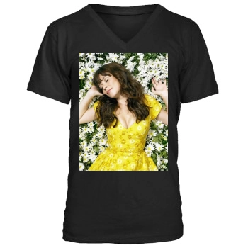 Anna Friel Men's V-Neck T-Shirt