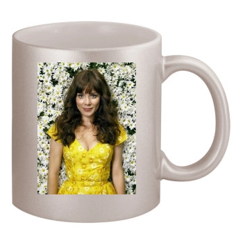 Anna Friel 11oz Metallic Silver Mug