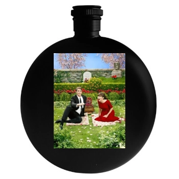 Anna Friel Round Flask