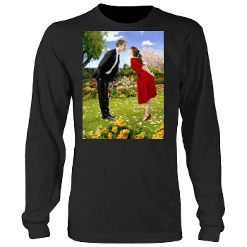 Anna Friel Men's Heavy Long Sleeve TShirt