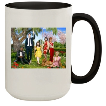 Anna Friel 15oz Colored Inner & Handle Mug