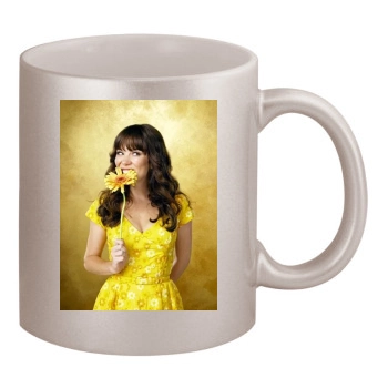 Anna Friel 11oz Metallic Silver Mug