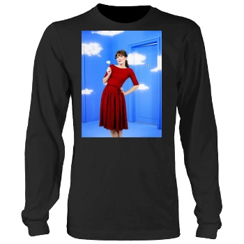 Anna Friel Men's Heavy Long Sleeve TShirt