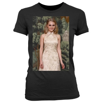 AnnaSophia Robb Women's Junior Cut Crewneck T-Shirt