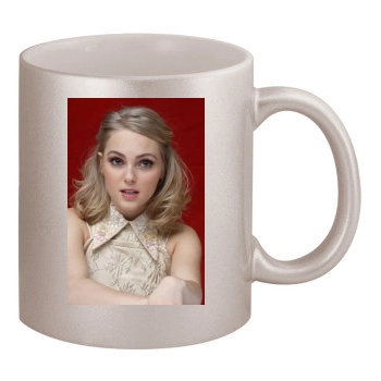 AnnaSophia Robb 11oz Metallic Silver Mug