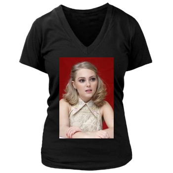 AnnaSophia Robb Women's Deep V-Neck TShirt