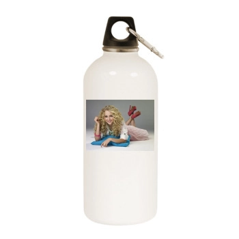 AnnaSophia Robb White Water Bottle With Carabiner