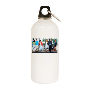 AnnaSophia Robb White Water Bottle With Carabiner