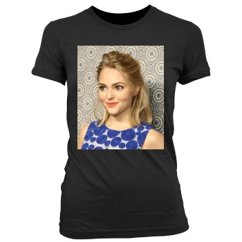 AnnaSophia Robb Women's Junior Cut Crewneck T-Shirt