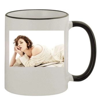 Asia Argento 11oz Colored Rim & Handle Mug