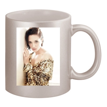 Asia Argento 11oz Metallic Silver Mug