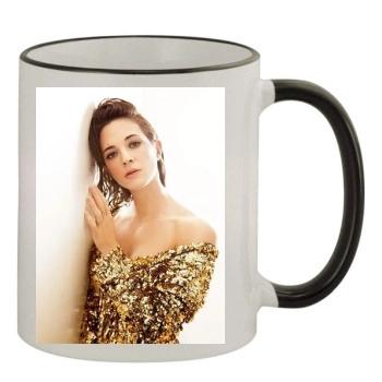 Asia Argento 11oz Colored Rim & Handle Mug