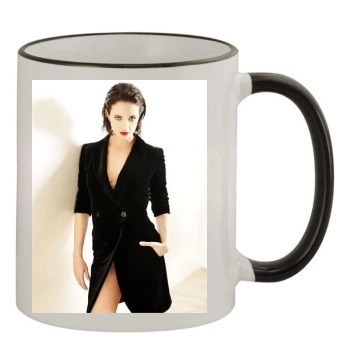 Asia Argento 11oz Colored Rim & Handle Mug