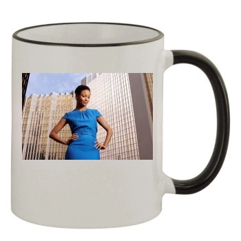 Thandie Newton 11oz Colored Rim & Handle Mug