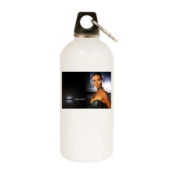 Thandie Newton White Water Bottle With Carabiner