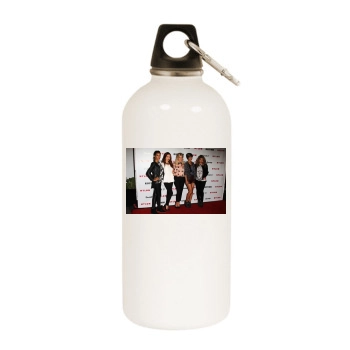 The Saturdays White Water Bottle With Carabiner